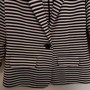 Black and White Stripped Jacket size Small